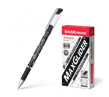 Ручка шариковая ErichKrause. MaxGlider, Ultra Glide Technology, черный 