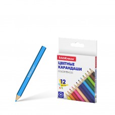 Карандаши цветные  шестигранные ErichKrause  Basic мини. 12 цветов