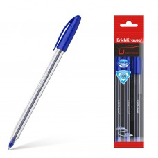 Ручка шариковая ErichKrause. U-108 Classic Stick 1.0, Ultra Glide Technology, синий.