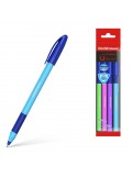 Ручка шариковая ErichKrause. U-109 Neon Stick&Grip 1.0, Ultra Glide Technology, синий