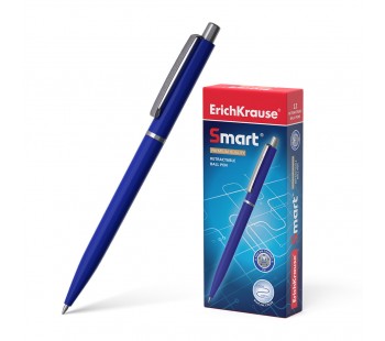 Ручка шариковая ErichKrause Smart, синий. 12 шт