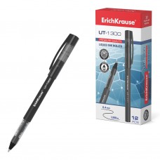 Ручка-роллер ErichKrause. UT-1300, черный. 12 шт