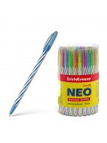 Ручка шариковая ErichKrause. Neo Candy, синий . 60 шт