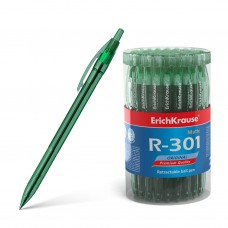 Ручка шариковая автоматическая ErichKrause. R-301 Original Matic 0.7, зеленый. 60 шт