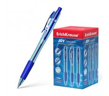 Ручка шариковая автоматическая ErichKrause. JOY. Original, Ultra Glide Technology, синий.  50шт
