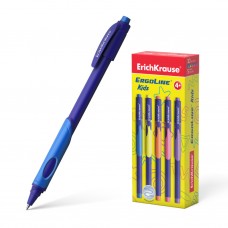 Ручка шариковая ErichKrause. ErgoLine Kids, Ultra Glide Technology, синяя. 10 шт