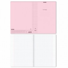 Тетрадь ОУ ErichKrause Классика CoverPrо fizzy Pastel розовая А4 96л клетка (блок 3 шт.)
