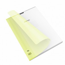 Тетрадь ОУ ErichKrause Классика CoverPrо fizzy  Neon, желтый А4 96л клетка (блок 3 шт.)