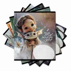 Тетрадь ШУ ErichKrause Magic Pet 12 л, клетка (блок10шт)