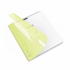 Тетрадь ШУ с пластиковой обложкой. Классика желтая,, 18л А5+, CoverPrо Neon, клетка (блок 10шт.)