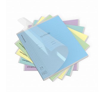 Тетрадь ШУ ErichKrause Классика CoverPrо glossy А5+24л, клетка (блок10)