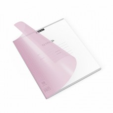 Тетрадь ШУ с пластиковой обложкой. Классика розовая, 18л А5+, CoverPrо Pastel, клетка (блок 10шт.)