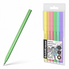 Линеры ErichKrause Art Spirit Pastel 6 цветов