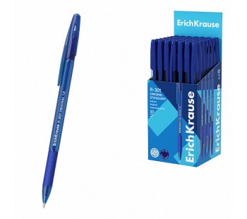 Ручка шариковая ErichKrause Stick&Grip Original 1.0 синяя (коробка 50 шт.)