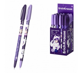 Ручка шариковая ErichKrause Neo® Stick Space Anime 0.7c 0.7 Super Glide Tech синяя (кор.50шт)