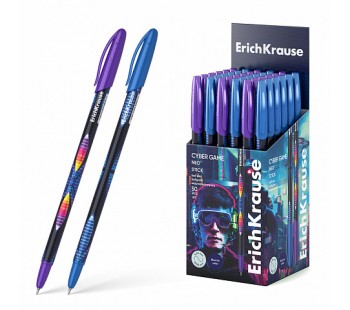 Ручка шариковая ErichKrause Neo® Stick Cyber Game 0.7 Super Glide Tech синяя (кор.50шт)