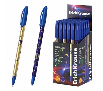 Ручка шариковая ErichKrause Neo® Stick Galactic 0.7 Super Glide Tech синяя(кор.50шт)