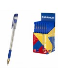 Ручка шариковая ErichKrause ULTRA-30 Gold Stick&Grip Classic 0.7 Super Glide Technology синяя (в коробке по 50 шт.)