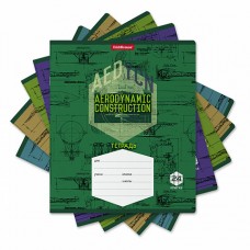 Тетрадь ШУ ErichKrause Aerodinamics, 24 листа, клетка (блок 10 шт.)