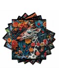 Тетрадь ОУ ErichKrause Flower Animals, 48 листов, клетка (блок 5 шт)