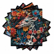 Тетрадь ОУ ErichKrause Flower Animals, 48 листов, клетка (блок 5 шт)