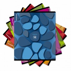 Тетрадь ОУ ErichKrause Color Stones, 48 листов, клетка (блок 5 шт)