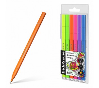 Линеры ErichKrause Art Spirit Neon 6 цветов