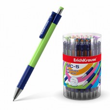 Ручка шариковая автоматическая ErichKrause® MC-5, синяя (тубус 50 шт.)