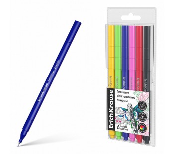 Линеры ErichKrause Art Spirit 6 цветов