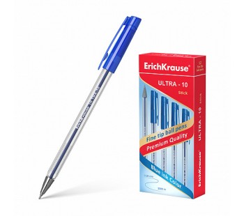 Ручка шариковая ErichKrause. ULTRA-10. 0.7, синяя