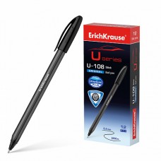 Ручка шар.ErichKrause U-108 Original Stick 1.0,Ultra Glide Technology,черная (кор.12шт)