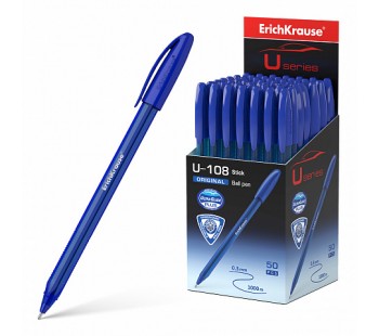 Ручка шариковая ErichKrause U-108 Original Stick 1.0, Ultra Glide Technology, синяя