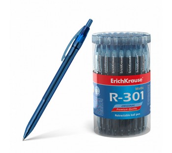 Ручка шариковая автоматическая  ErichKrause® R-301 Original Matic 0.7, синяя