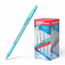 Ручка шариковая ErichKrause® R-301 Spring Stick&Grip 0.7, синяя (коробка 50 шт.)