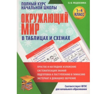 Полный курс начальной школы. Окружающий мир в таблицах и схемах. 1-4 классы