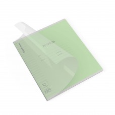 Тетрадь школьная ученическая с пластиковой обложкой на скобе ErichKrause Классика CoverPrо fizzy, зеленая, А5+, 12 листов, линейка (блок 10 шт) Тетрадь школьная ученическая с пластиковой обложкой на скобе ErichKrause Классика CoverPrо fizzy, зеленая, А5+, 12 листов, линейка (блок 10 шт)