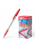 Ручка шариковая ErichKrause. R-301 Classic Stick&Grip 1.0, красная (коробка 50шт.)
