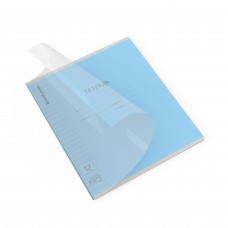 Тетрадь школьная ученическая с пластиковой обложкой на скобе ErichKrause Классика CoverPrо fizzy, голубая, А5+, 12 листов, линейка (блок 10 шт) Тетрадь школьная ученическая с пластиковой обложкой на скобе ErichKrause Классика CoverPrо fizzy, голубая, А5+, 12 листов, линейка (блок 10 шт)