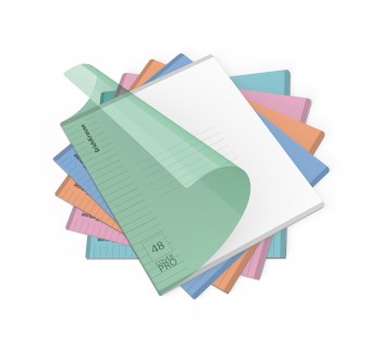 Тетрадь общая ученическая с пластиковой обложкой на скобе ErichKrause Классика CoverPro matt, Dream, А5+, 48 листов, линейка, ассорти (блок 5 шт) Тетрадь общая ученическая с пластиковой обложкой на скобе ErichKrause Классика CoverPro matt, Dream, А5+, 48 листов, линейка, ассорти (блок 5 шт)