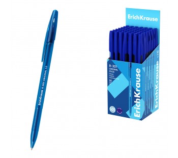 Ручка шариковая ErichKrause R-301 Stick Original 1.0, цвет чернил синий (в коробке по 50 шт.) Ручка шариковая ErichKrause R-301 Stick Original 1.0, цвет чернил синий (в коробке по 50 шт.)