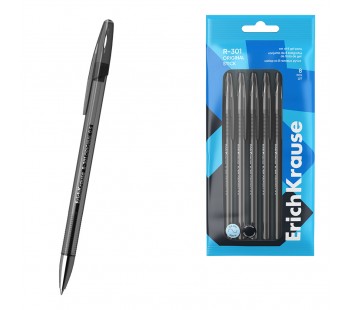 Набор из 8 ручек гелевых ErichKrause R-301 Gel Stick Original 0.5, цвет чернил черный (в пакете) Набор из 8 ручек гелевых ErichKrause R-301 Gel Stick Original 0.5, цвет чернил черный (в пакете)