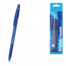 Набор из 4 ручек шариковых ErichKrause R-301 Stick&Grip Original 1.0, цвет чернил синий (в пакете)