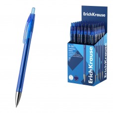 Ручка гелевая автоматическая ErichKrause R-301 0.5, тонированная, цвет чернил синий (в коробке по 50 шт.)