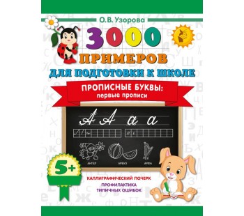 Прописные буквы: первые прописи