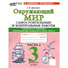 Окружающий мир. 3 класс. Самостоятельные и контрольные работы. Часть 2