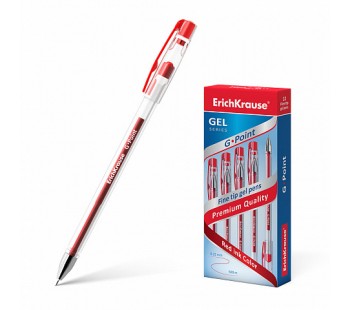 Ручка гелевая ErichKrause® G-Point, красная