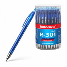 Ручка гелевая автоматическая ErichKrause® R-301 Original Gel Matic, синяя (тубус 50 шт.)