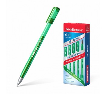 Ручка гелевая ErichKrause. G-Tone 0.5, зеленая