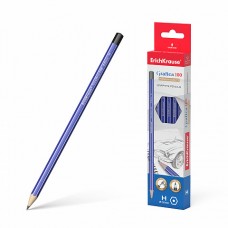 Чернографитный шестигранный карандаш  ErichKrause® Grafica 100 H (коробка 12 шт.)
