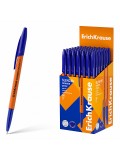 Ручка шариковая ErichKrause Slender Stick Orange 0.7, Super Glide Tech черная (кор.50шт)